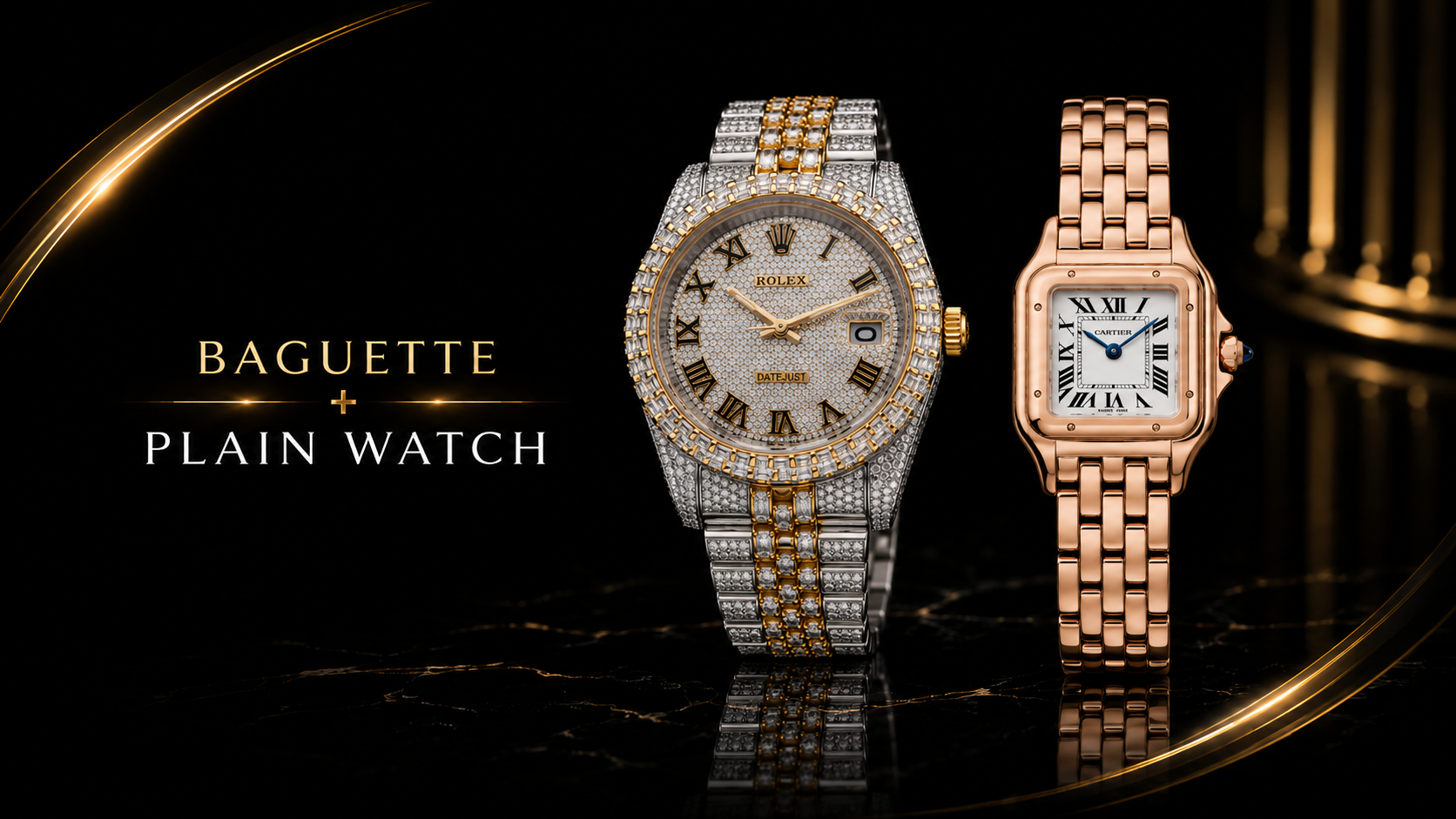 Baguette + Plain Watch — $1,699