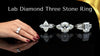 Three Stone Rings