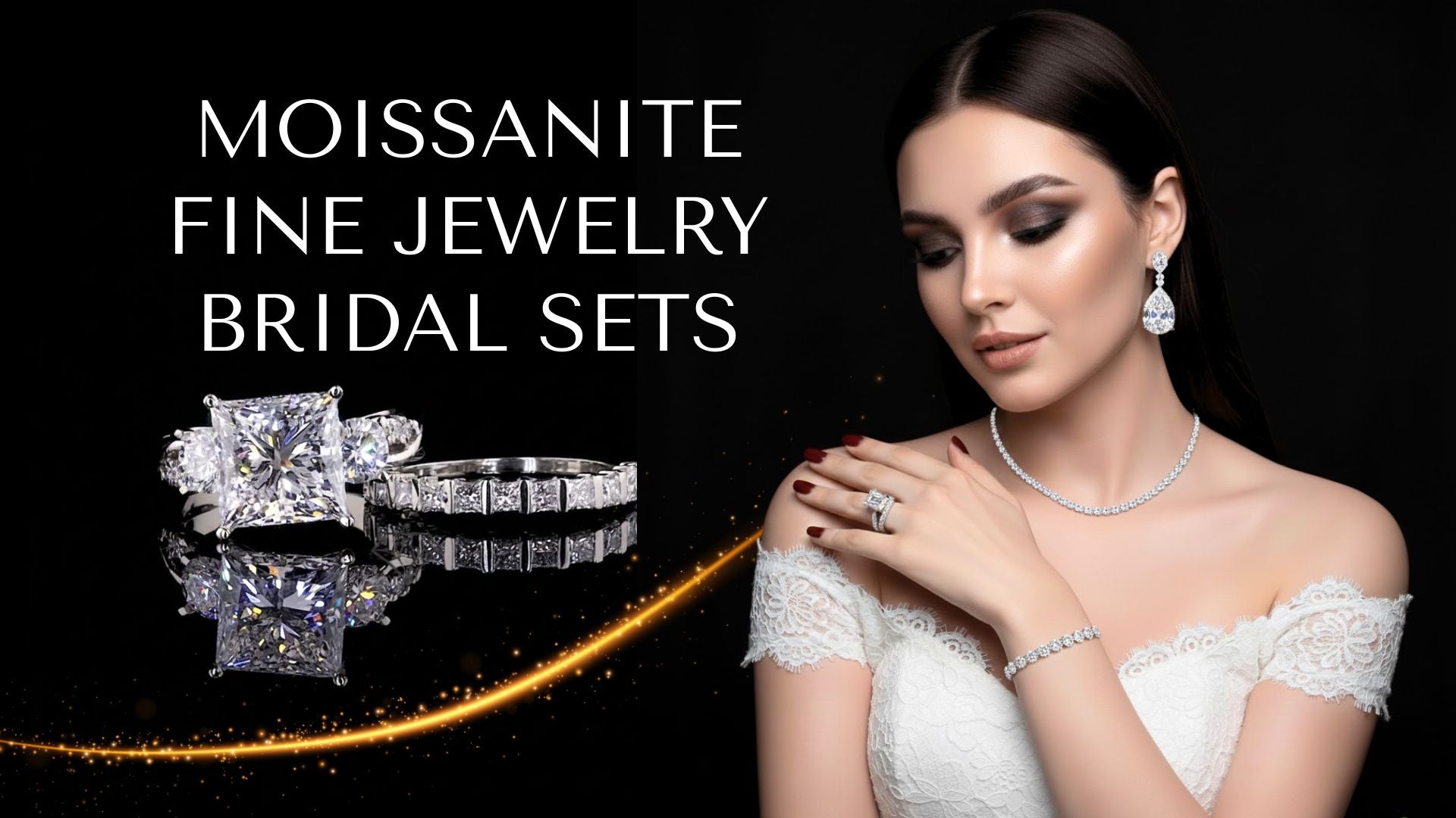 Moissanite Fine Jewelry Bridal Sets