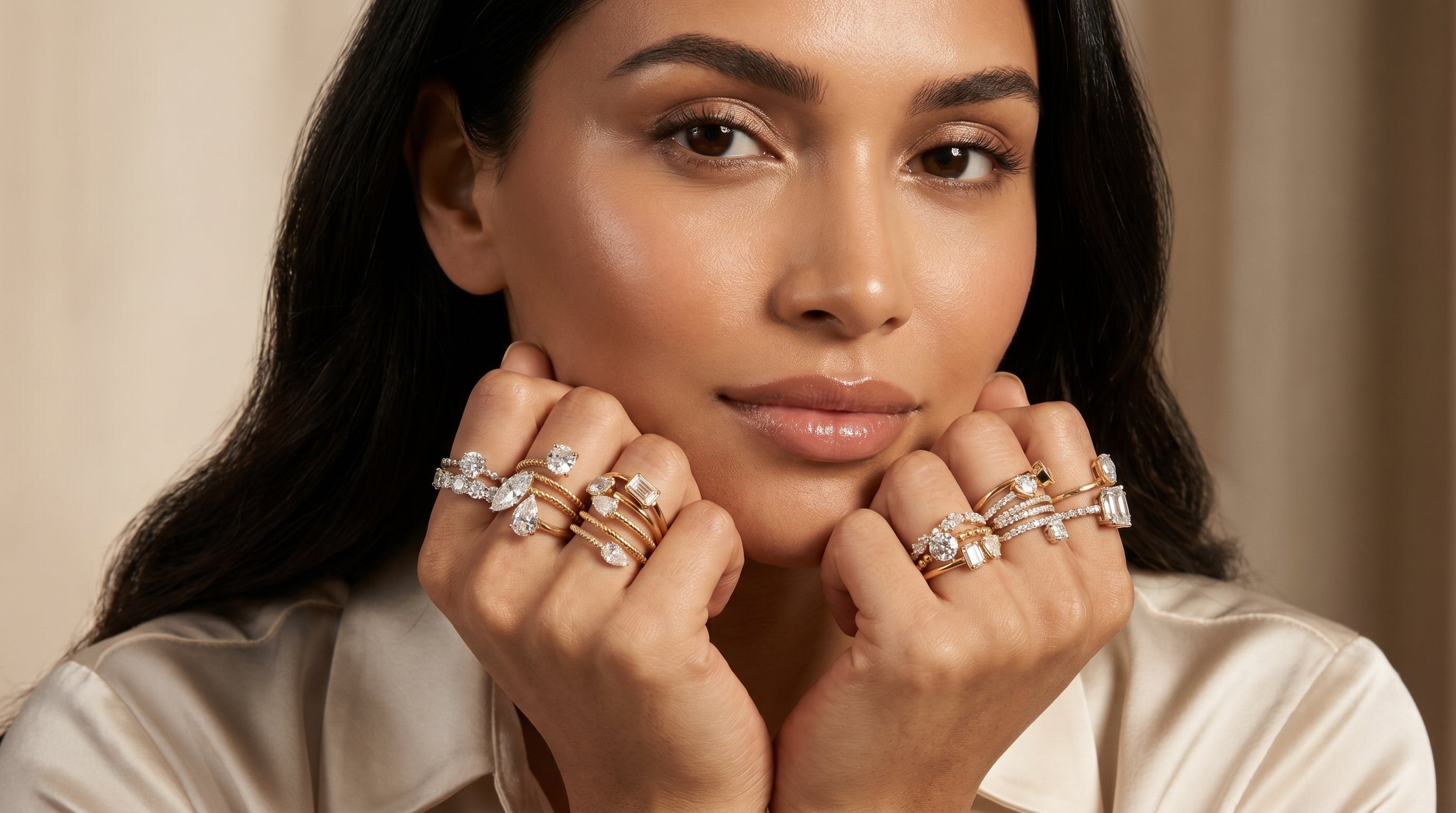Exclusive Moissanite Diamond Ring