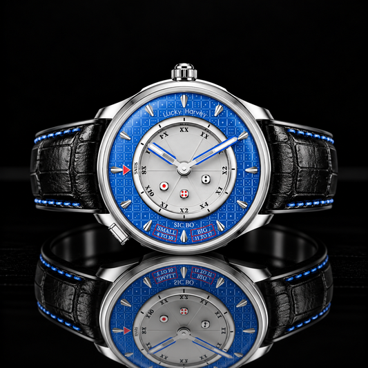 Casino Series Blue Sic Bo Automatic Watch