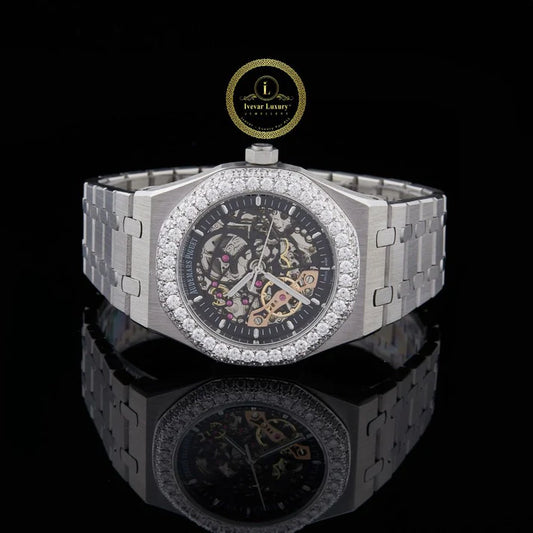 Premium Moissanite Iced-Out Watches with Diamond Bezel Hip Hop Luxury Men’s Watch By Ivevar