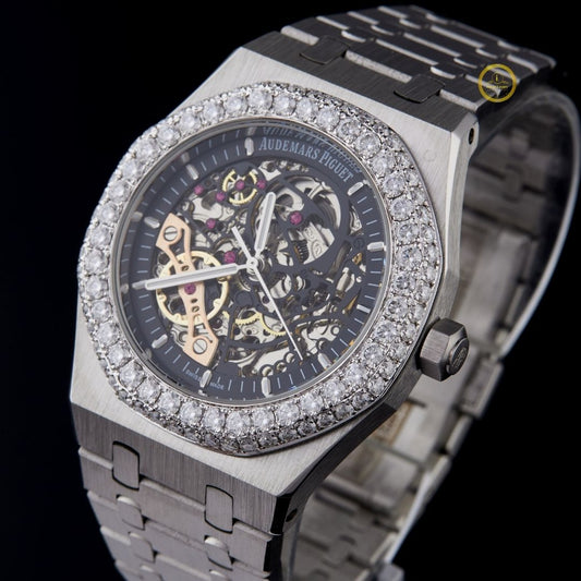 Latest Iced Out Moissanite Watch Big Dial VVS1 Diamonds Hip Hop Luxury Men’s Watch by Ivevar