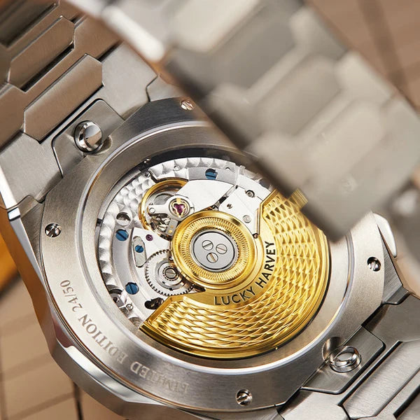 Meteorite Dial Yellow Titanium Chiming Limited Edition Automatic Watch