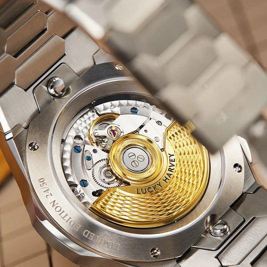 Meteorite Dial Yellow Titanium Chiming Limited Edition Automatic Watch
