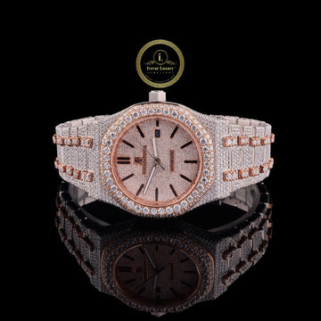 Ivevar's Fire D Color VVS1 Full Iced Out Diamond Watch