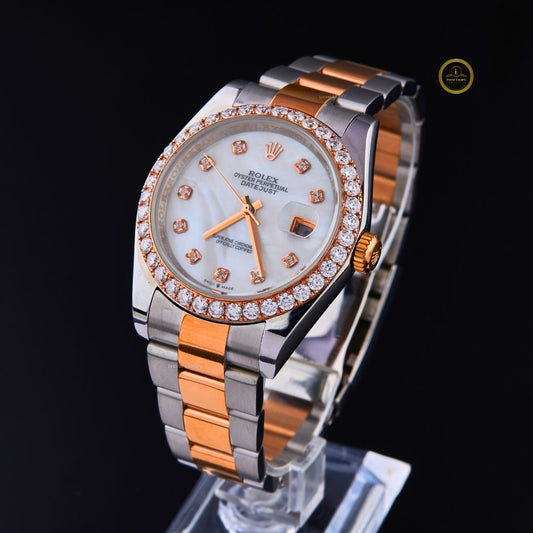 Elegant Men's Wristwatch IVEVAR Luxury Crystal Quartz Watch with Stainless Steel Band