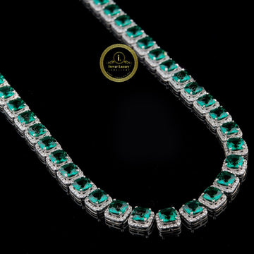 4 MM Luxury Moissanite Diamond Tennis Chain Iced Out Hip Hop Style by Ivevar