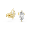 Prestige Edition Marquise Cut Moissanite Diamond Stud Earrings - View 5
