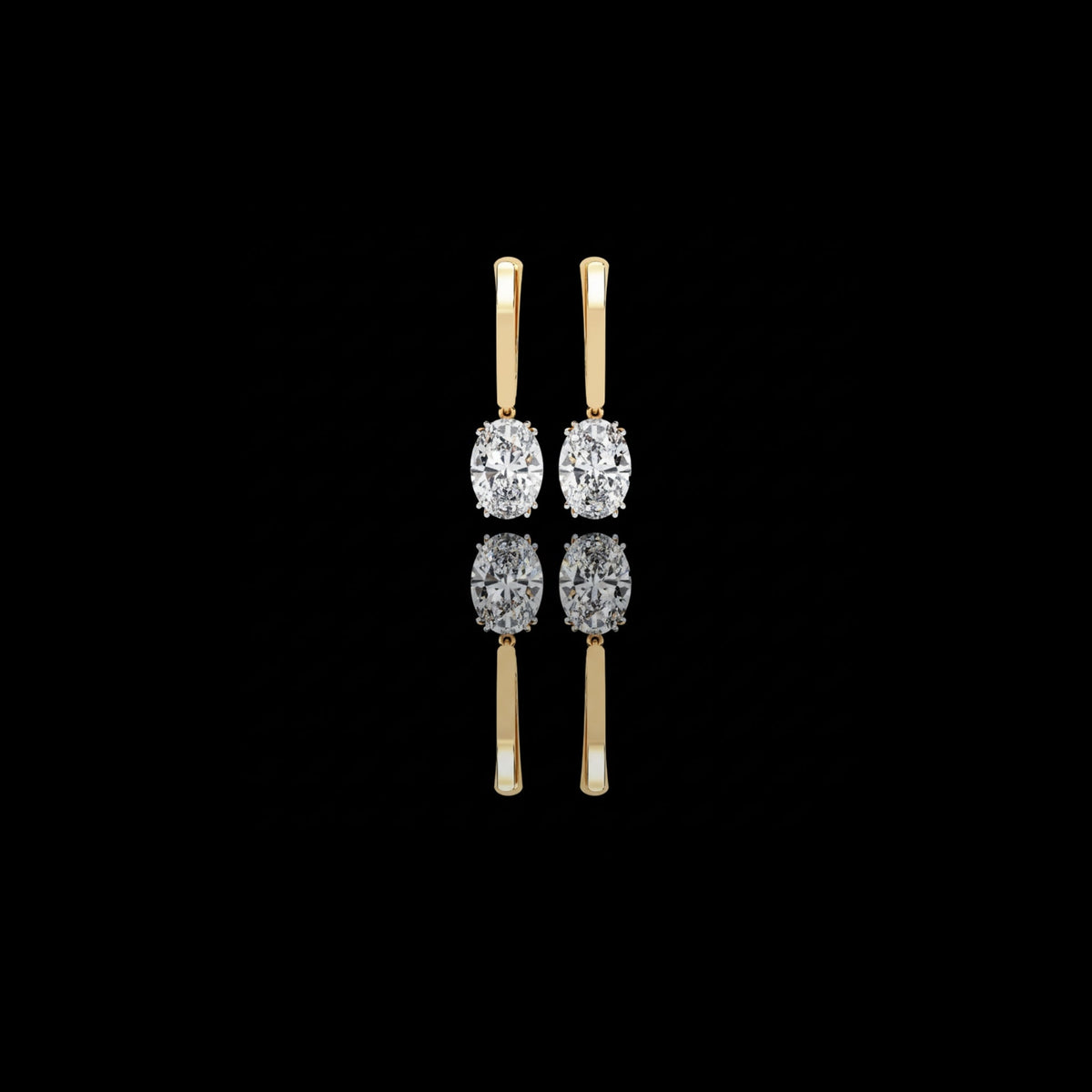 Best Oval Lab Grown Diamond Earrings Perfect Anniversary, Birthday & Bridal Gift