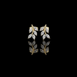 Classy moissanite Diamond Marquise Cut Nature Inspired Leaf Stud Earrings
