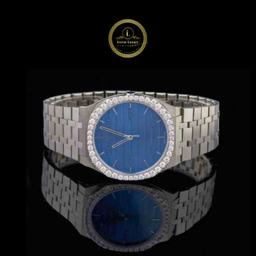 Ivevar Classy Party Watch – Stainless Steel Lab Diamond Bezel Luxury Timepiece