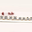 Round Brilliant Cut Lab Grown Diamond Classic Solitaire Stud Earrings - View 2