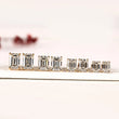 Emerald Cut Moissanite Diamond Stud Daily Wear Earring - View 2