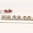Asscher Cut Moissanite Diamond Solitaire Women's Earring - View 2