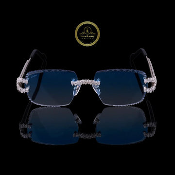 Unisex Luxury Blue Gradient Shades Celebrity Fashion Eyewear