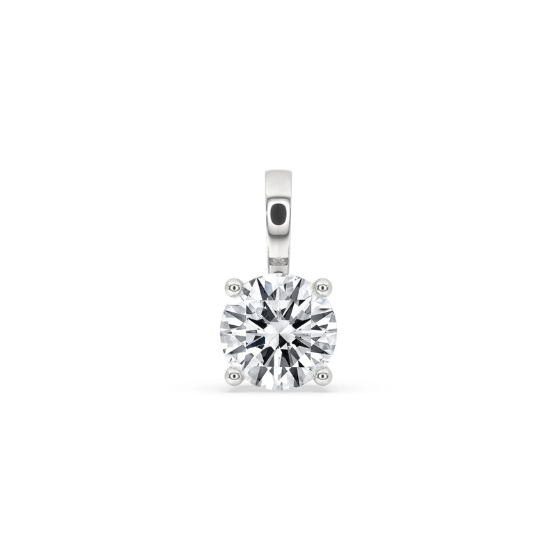 Moissanite Solitaire Pendant