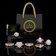Round Cut Moissanite Diamond Men's Swirl Channel Set Heavy Statement Ring - View 13