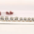 Moissanite Oval Cut Diamond Solitaire Setting Stud Earring - View 2