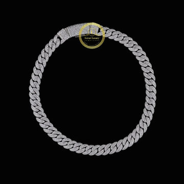 Handcrafted Lab Grown Diamond Cuban Necklace By Ivevar