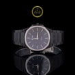 Black Diamond Bezel Minimalist Men's Metal Bracelet Watch