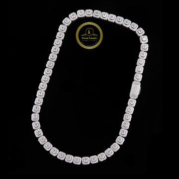 3 MM Crafted to Stun Moissanite Diamond Iced-Out Tennis Chain for Ultimate Drip By Ivevar
