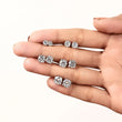 Round Lab Grown Diamond Solitaire Stud Earrings