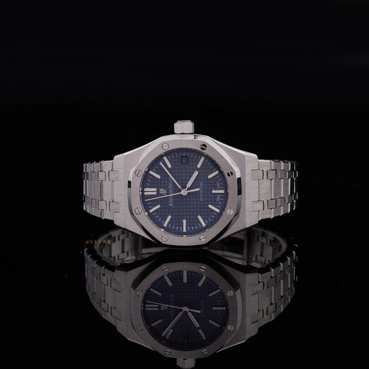 Ivevar Silver Prestige Duo – Blue Dial Classic & Diamond-Bezel Luxury Watch Collection