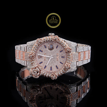 Regal Men’s Diamond-Adorned Timepiece Reflecting Lasting Prestige by Ivevar