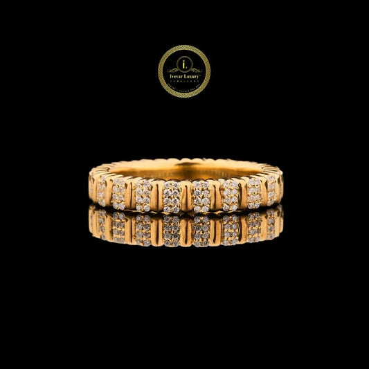 Round Cut Moissanite Diamonds Eternity Band