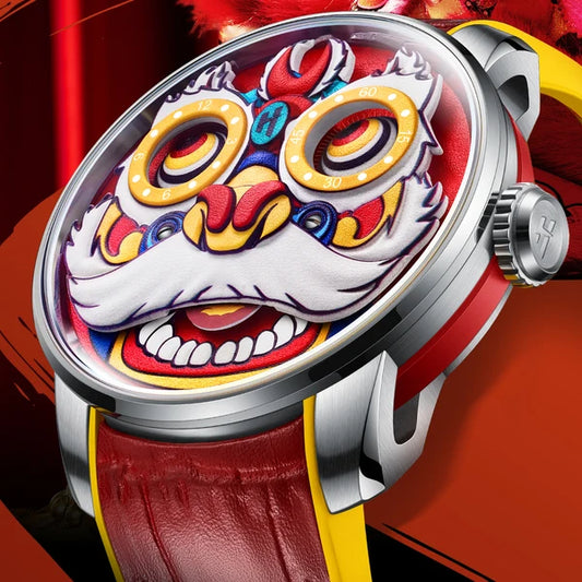 Fun Series Green Lion Dance Automatic Watch - view 2