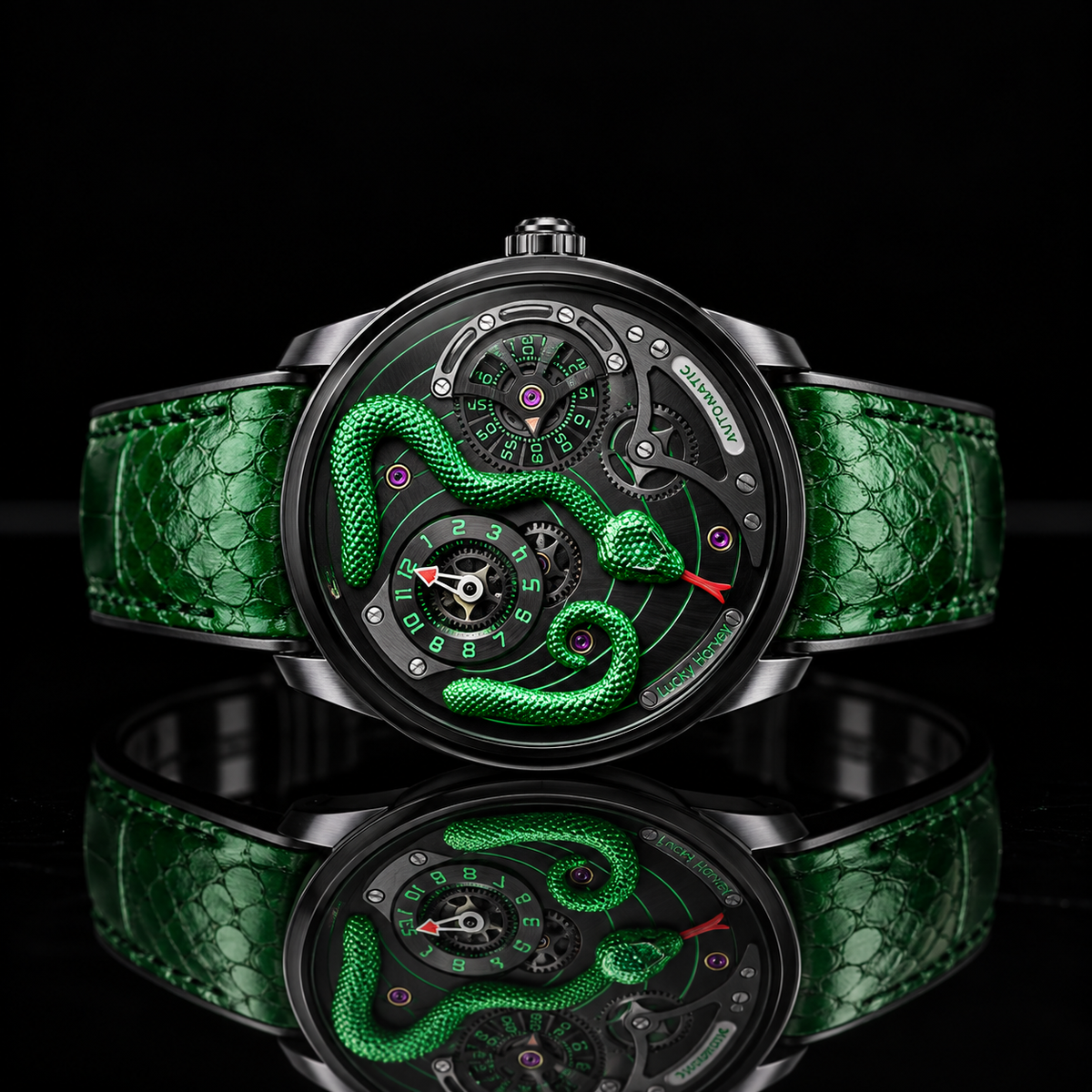 Craftmanship Series Green Snake Automatic Watch