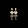 Sophisticated Moissanite Bezel Set Radiant Round Diamond Earring for the Discerning