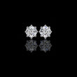 Ultimate Collection of Luxury Round Cut Lab Created Diamond Six Prong Solitaire Elegance Earring