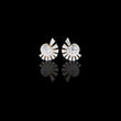 Exquisite Lab Grown Diamond Radiant Sunburst Round Diamond Statement Earrings