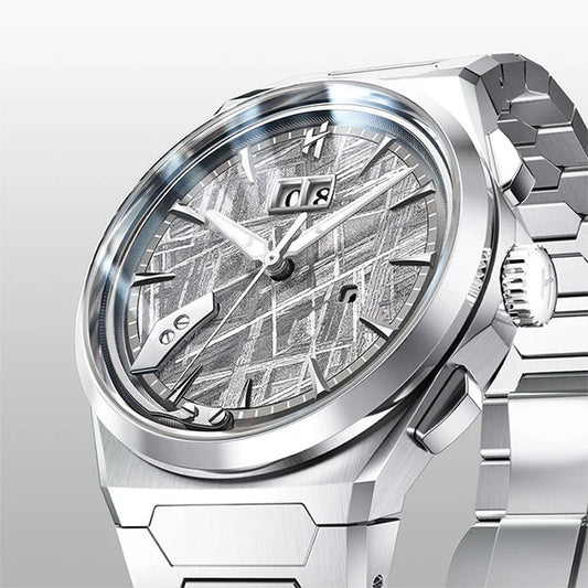 Meteorite Dial Silver Titanium Chiming Limited Edition Automatic Watch