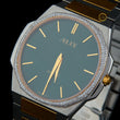 Green Dial Two-Tone Diamond Bezel Luxury Watch - View 2