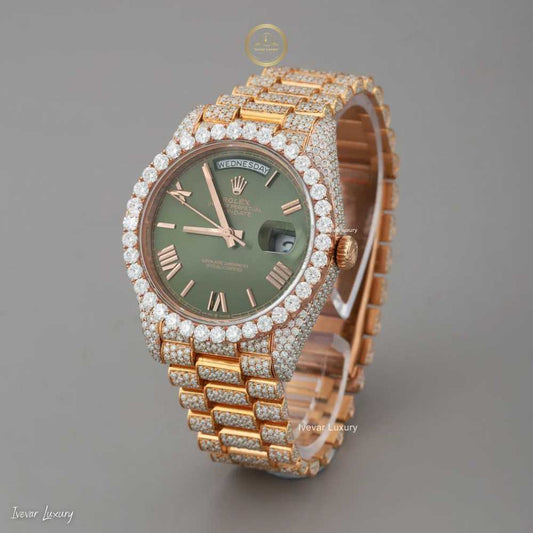 Ivevar Full Ice Watch Premium Lab Diamonds Ultimate Shine