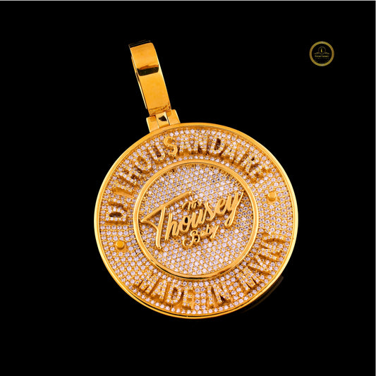 Custom Halo Pendant VVS1 Certified Lab Diamond Jewelry Ivevar