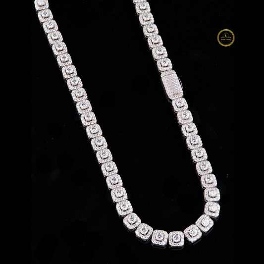 Crafted to Stun Lab Grown Diamond Iced-Out Tennis Chain for Ultimate Drip By Ivevar