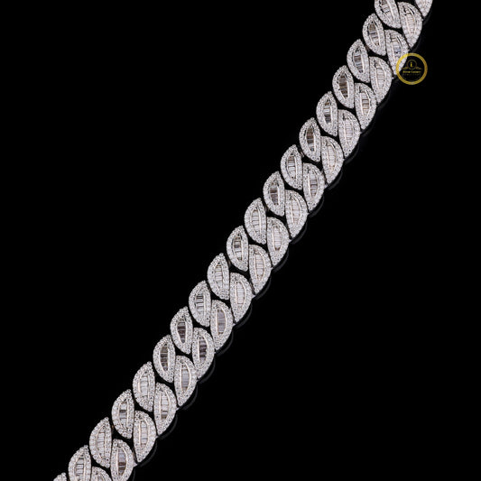 Iced Out Cuban Chain That Turns Heads Custom Drop Moissanite Diamond By IVEVAR Luxury