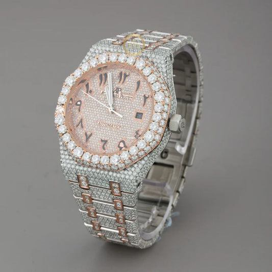Men’s Iced Out Watch – Full Moissanite Diamond Luxury Timepiece by IVEVAR