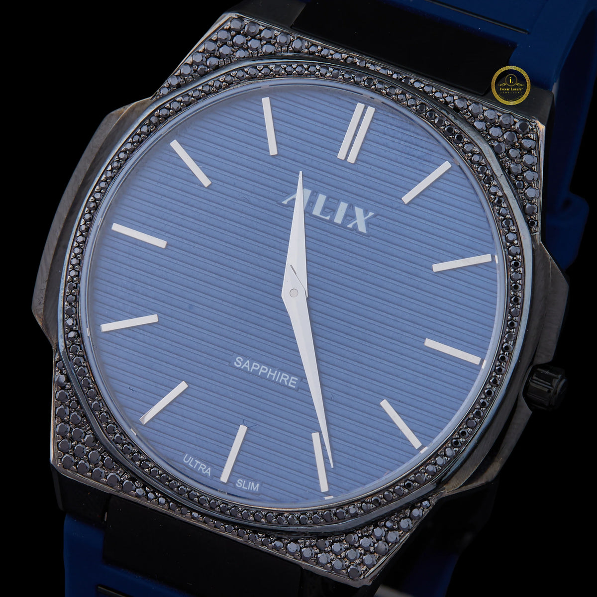 Classic Blue Dial Ultra Slim Sport Luxury Watch - View 2