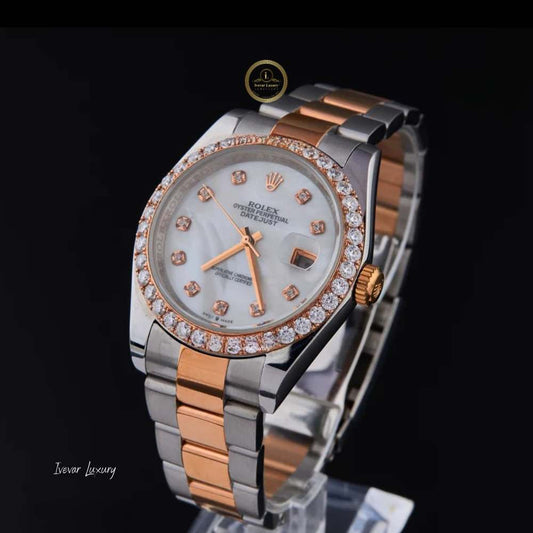 IVEVAR Luxury Men's Watch – Stainless Steel Quartz Crystal Watch for Men And Elegant Gift