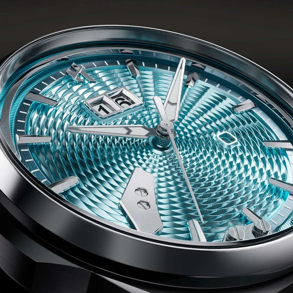 Sound Of Nature Guilloche Dial Ice Blue Titanium Chiming Limited Edition Automatic Watch