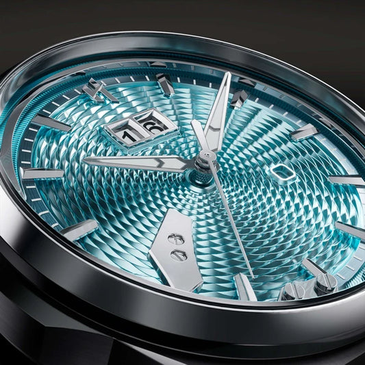 Sound Of Nature Guilloche Dial Ice Blue Titanium Chiming Limited Edition Automatic Watch