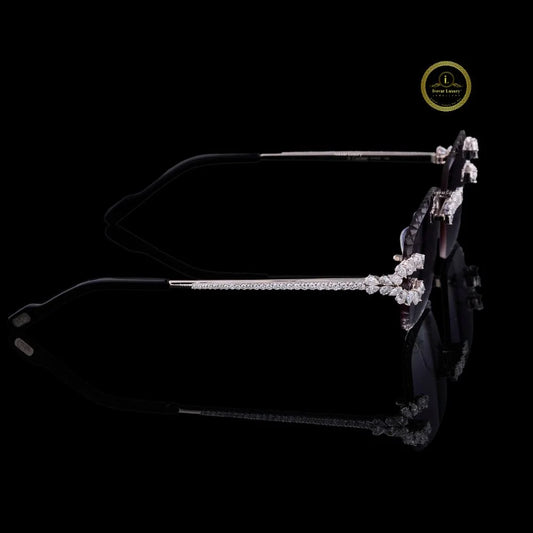 Premium Diamond Cut Rimless Shades Luxury Designer Eyewear By Ivevar