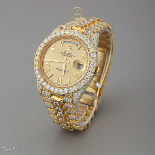 Automatic Diamond Watch Full Custom Hip Hop Style Ivevar