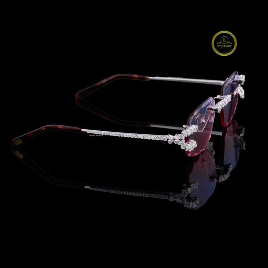 Hip Hop Luxury Sunglasses with Gold Detailing By Ivevar
