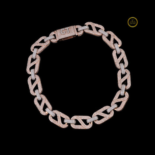 Custom Lab Grown Diamond Iced Cuban Link Chain Luxury Statement Necklace